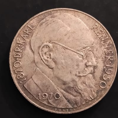 Silver 1970 Austrian 50 Shilling Commemorative