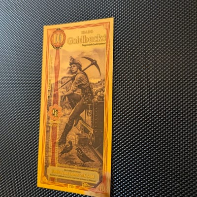 EXTREMELY RARE AA-Alpha Idaho $10 Goldback! Made w