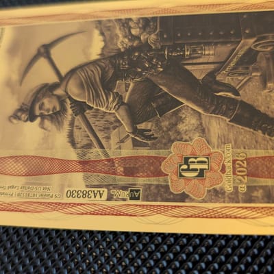 EXTREMELY RARE AA-Alpha Idaho $10 Goldback! Made w - additional view