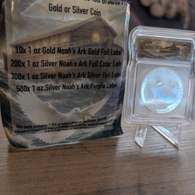 Republic of Armenia 2026 Noah's Ark 1 oz .999 Silv