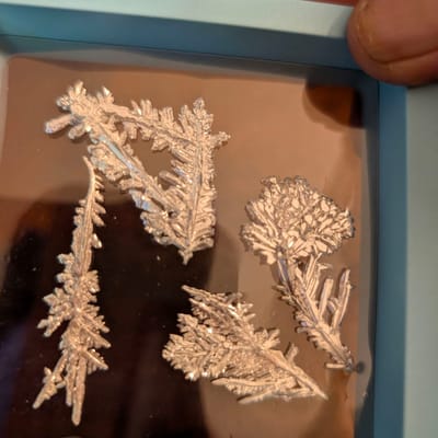 10 grams pure silver crystaline