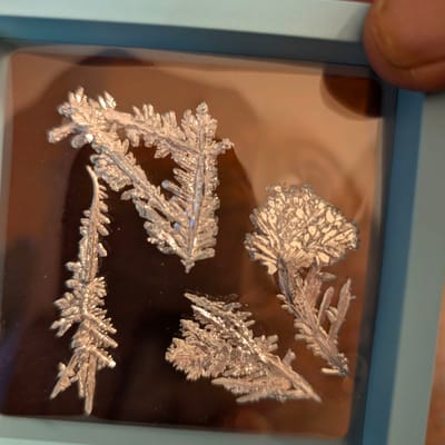 10 grams pure silver crystaline - additional view