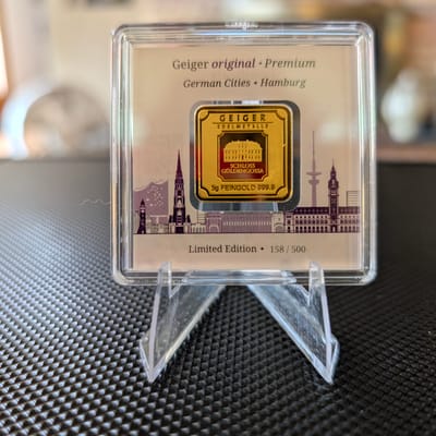 Geiger 5 gram Gold Limited Edition Cities