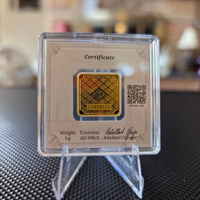 Geiger 5 gram Gold Limited Edition Cities - additional view
