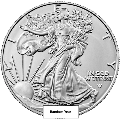 1 oz American Silver Eagle BU (Random Year)