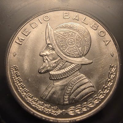 1961 Panama Medio Balboa Silver Coin ICG MS65  - additional view