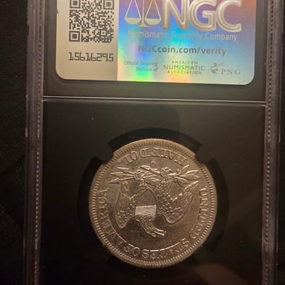 1854 O Arrows 50c SS Republic Shipwreck  - additional view