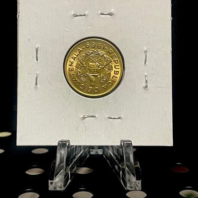 1991 1 Centavo Coin Guatemala - additional view