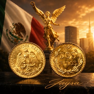 Dos Pesos 1.5gram Mexico Gold Coin