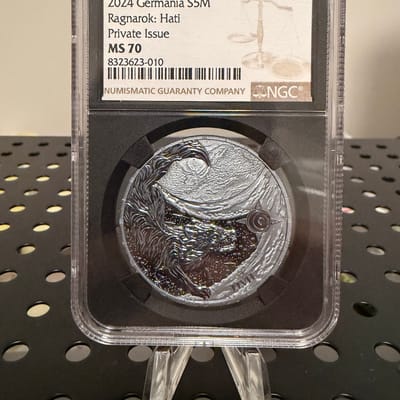 2024 Germania Mint Ragnarök: Hati – 1 oz Silver