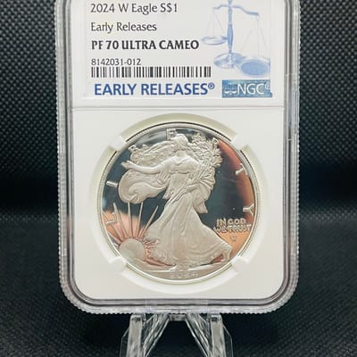 2024-W American Silver Eagle Proof — NGC PF70 Ultr