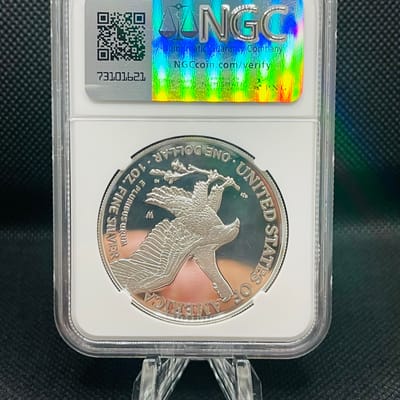 2024-W American Silver Eagle Proof — NGC PF70 Ultr - additional view