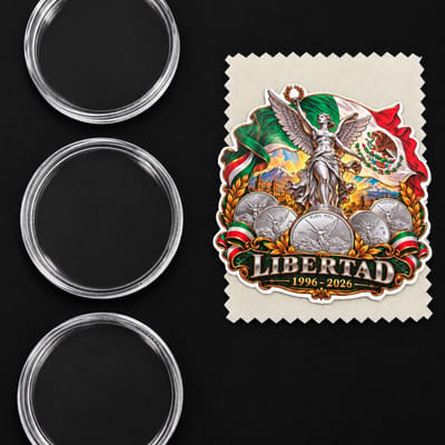 3 Capsules for Mexican Libertad 1996-2026