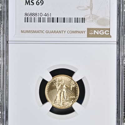2026 1/10 oz Gold Eagle G$5 NGC MS69
