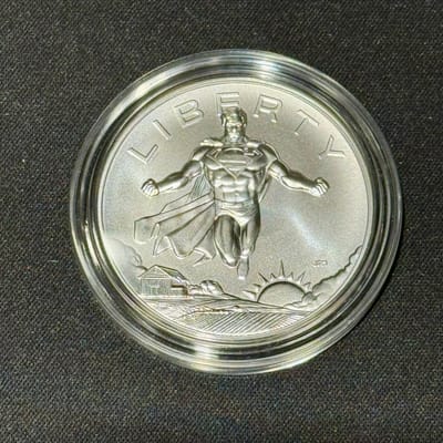 Superman 1oz Silver U.S. Mint Medal in OGP