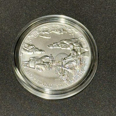 Superman 1oz Silver U.S. Mint Medal in OGP - additional view