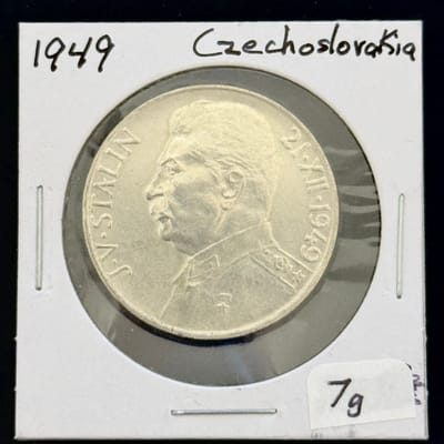 1949 Czechoslovakia 100 kc - Joseph Stalin