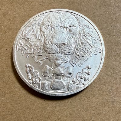 2023 Czech Lion 1oz .999