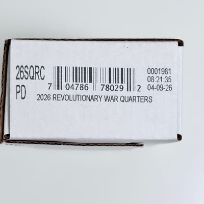 Sealed 2026 Revolutionary War Quarters 