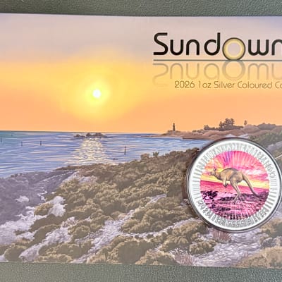 2026 $1 Australian Kangaroo "Sundowner" 1oz Silver - additional view
