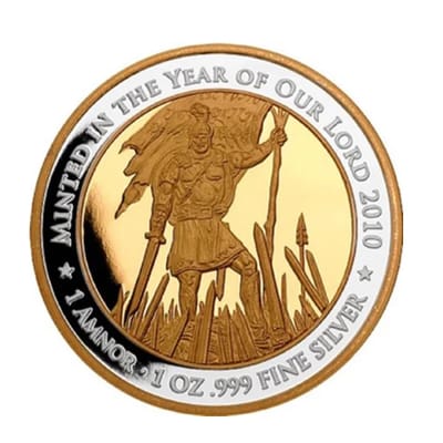 20 oz (20 Rounds) .999 Silver 2008 Captain Moroni  - additional view