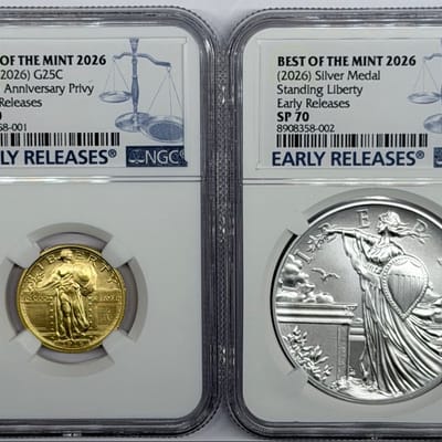 Best of the Mint  1916 (2026) Gold NGC SP70