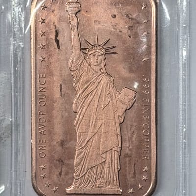 Lot of 10x 1 oz .999 Fine Copper Bars 10 oz Total - additional view