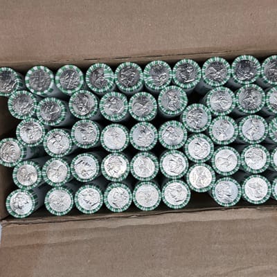 (1) Roll 1776-2026 Loomis Dimes $5 Bank-Wrapped - additional view