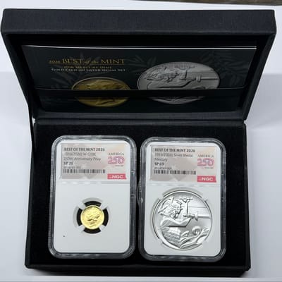 2026 Best Of The Mint 2016 Mercury Dime Gold Coin