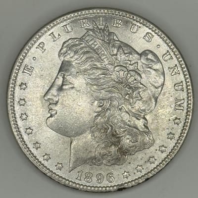 1896-P Morgan Dollar BU++ MS Gorgeous!!