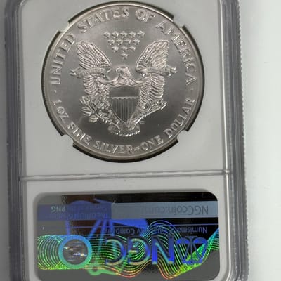 1991 NGC MS70 Silver Eagle NONE BETTER! Deal! WOW! - additional view