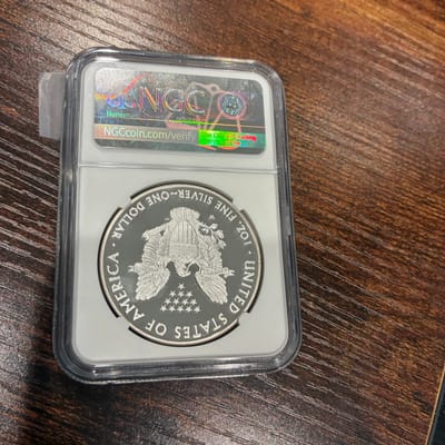 2014 W American silver eagle. PF70 ultra cameo - additional view