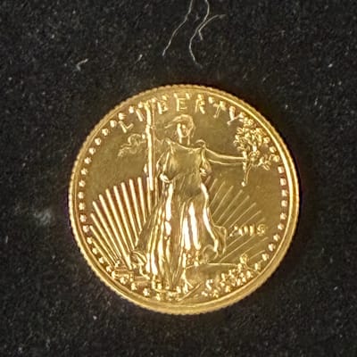1/10 American gold eagle random year bu