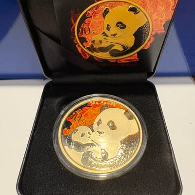 1 oz 2019 burning panda - additional view