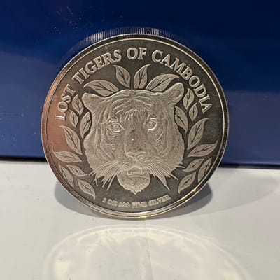 1 oz 2022 lost tigers of Cambodia 