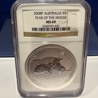 1 oz 2008 YOT mouse ms69