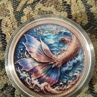 Ocean’s Eternal Love Mermaid 1 oz Copper Round