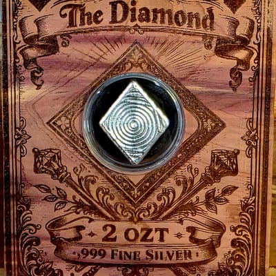 FTB- THE DIAMOND Card Suit Series 2 ozt