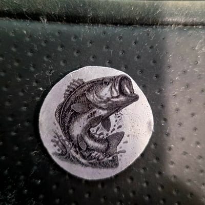 1/2 Ozt Bass- Wildlife in Action Series .999FS - additional view