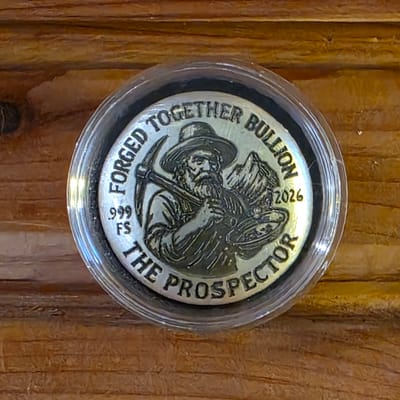 FTB- 1 ozt Hand Poured Prospector Round