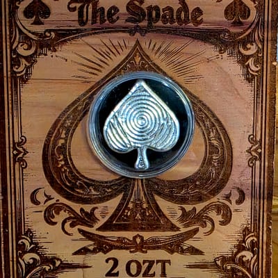 FTB- THE SPADE Card Suit Series 2 ozt