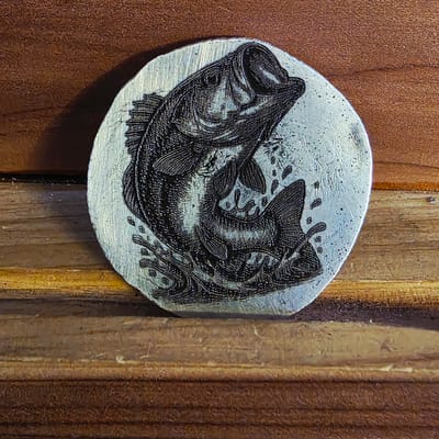 1/2 Ozt Bass- Wildlife in Action Series .999FS