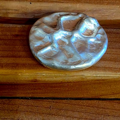 FTB 1 OZT AVG Silver Round **Wood Poured Series** - additional view