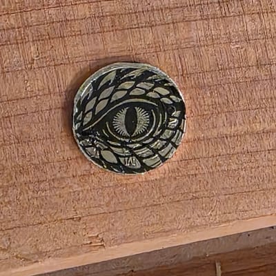 FTB- "Dragons See All" 1g .999 Fine Silver Round
