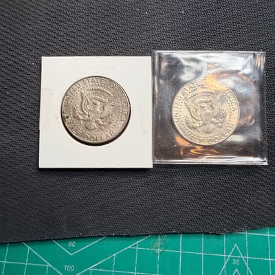 Lot of 2 1964 Kennedy Half Dollars - additional view