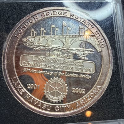 2001 Lake Havasu 1 Oz Silver Pearl Harbor Vintage - additional view