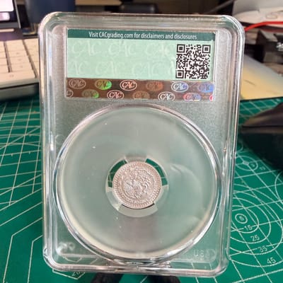 1/20 Onza Libertad CAC MS70 Mexico Silver Coin - additional view