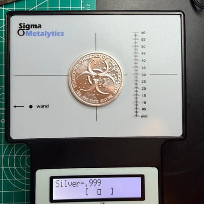 1 OZ. SILVER ZOMBUCKS PANDAMONIUM PANDA COIN .999 - additional view