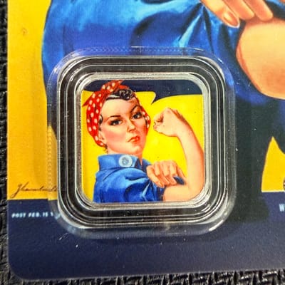 Rosie the Riveter We Can Do It! 1 Gram Silver .999 - additional view