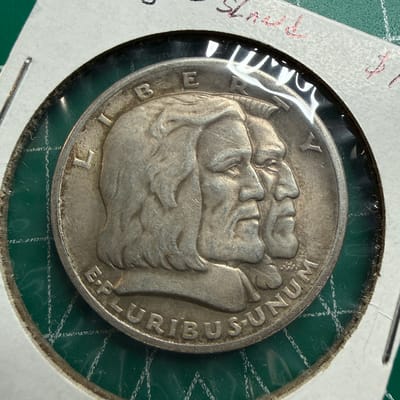 1936 SILVER LONG ISLAND TERCENTENARY HALF DOLLAR